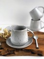 Kubek ceramiczny w stylu boho