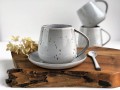 Kubek ceramiczny w stylu boho