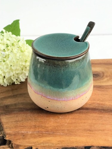 cukiernica ceramiczna ręcznie robiona rajska plaża