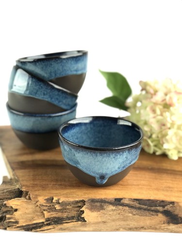 czarka ceramiczna niebieska