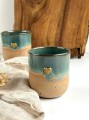 czarka ceramiczna z sercem 200 ml