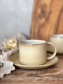 beżowa prosta filiżanka 250 ml
