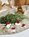 zawieszki choinkowe ceramiczne