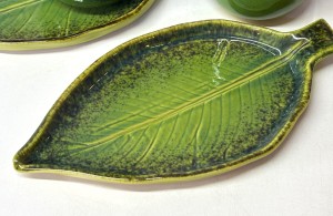 Talerzyk Liść ceramiczny mały